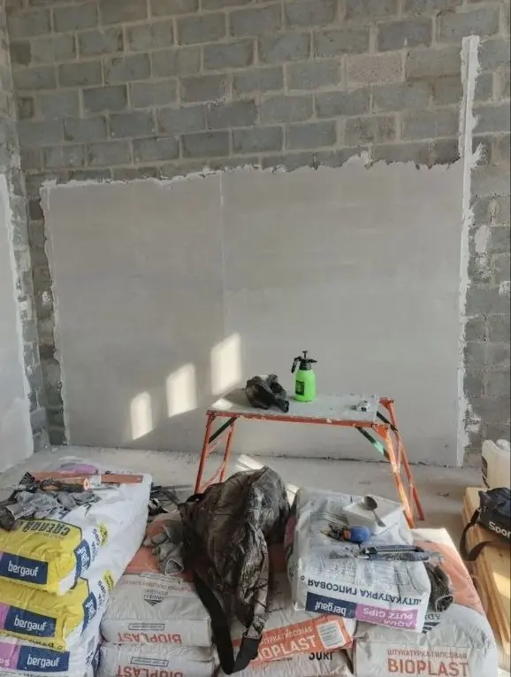 Коробка из блока и кровля